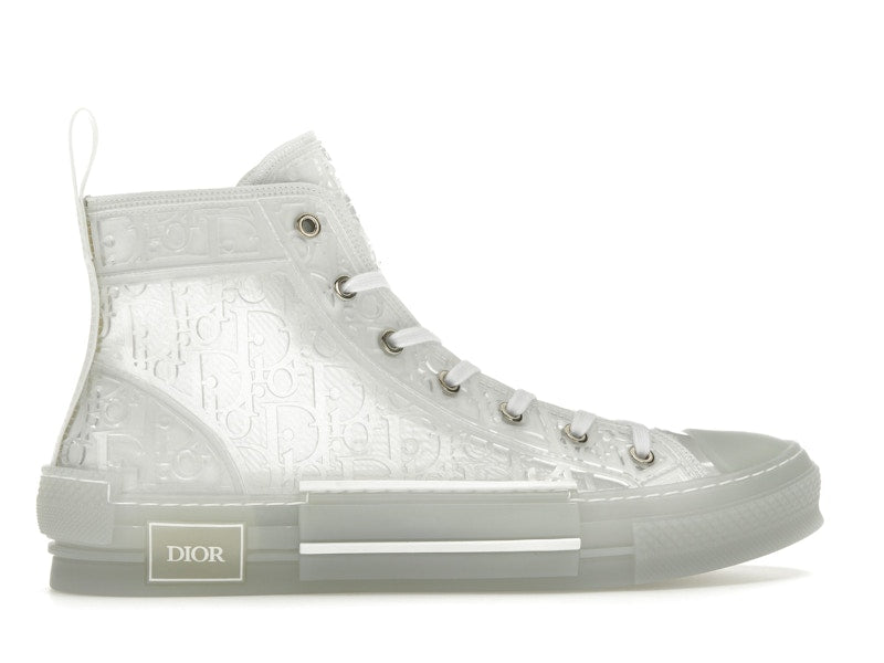 Dior B23 High Top White Raised Oblique