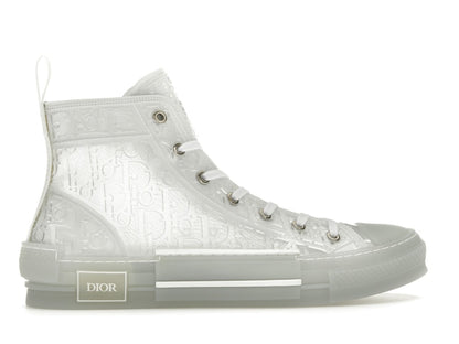 Dior B23 High Top White Raised Oblique