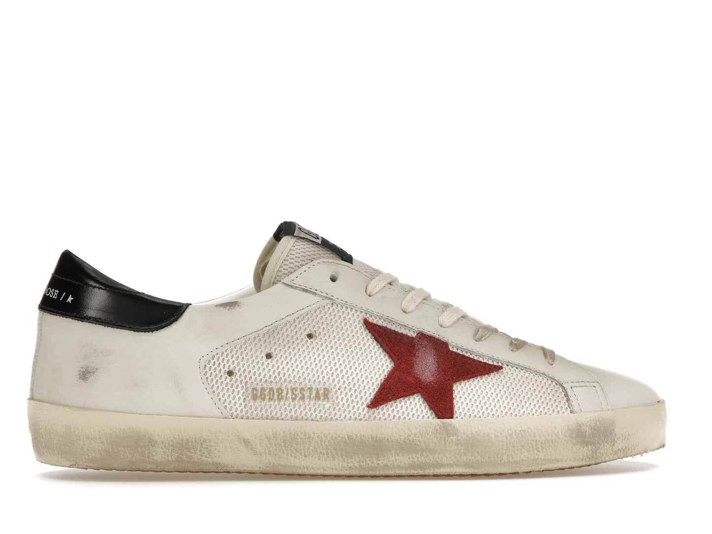 Golden Goose Super-Star White Red Black