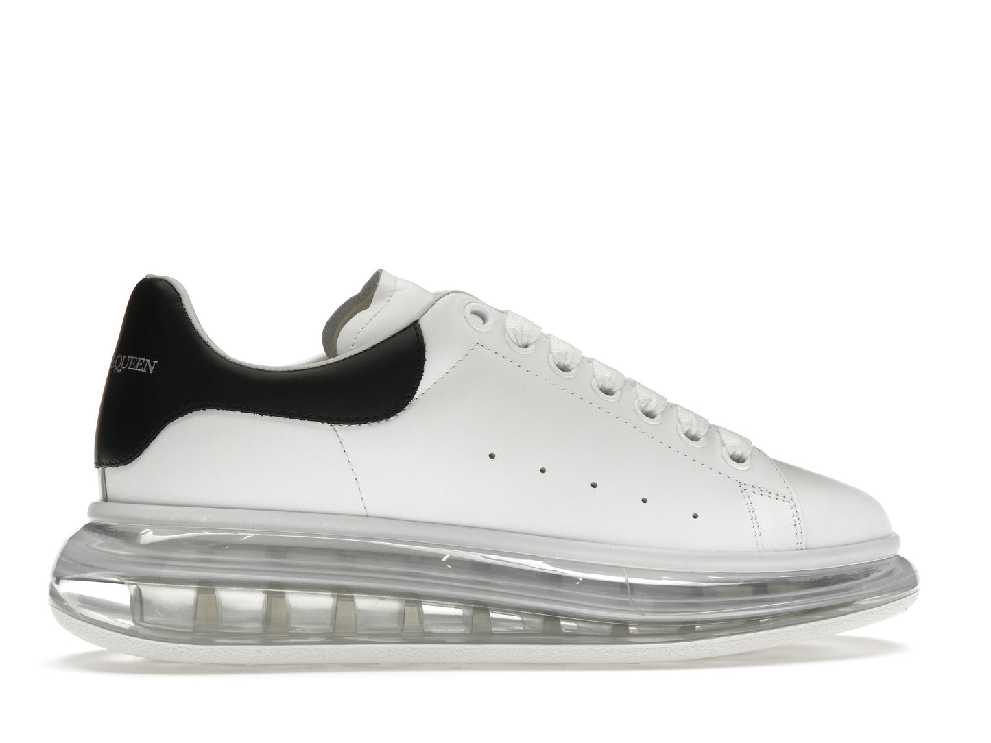 Alexander McQueen Oversized Clear Sole Black