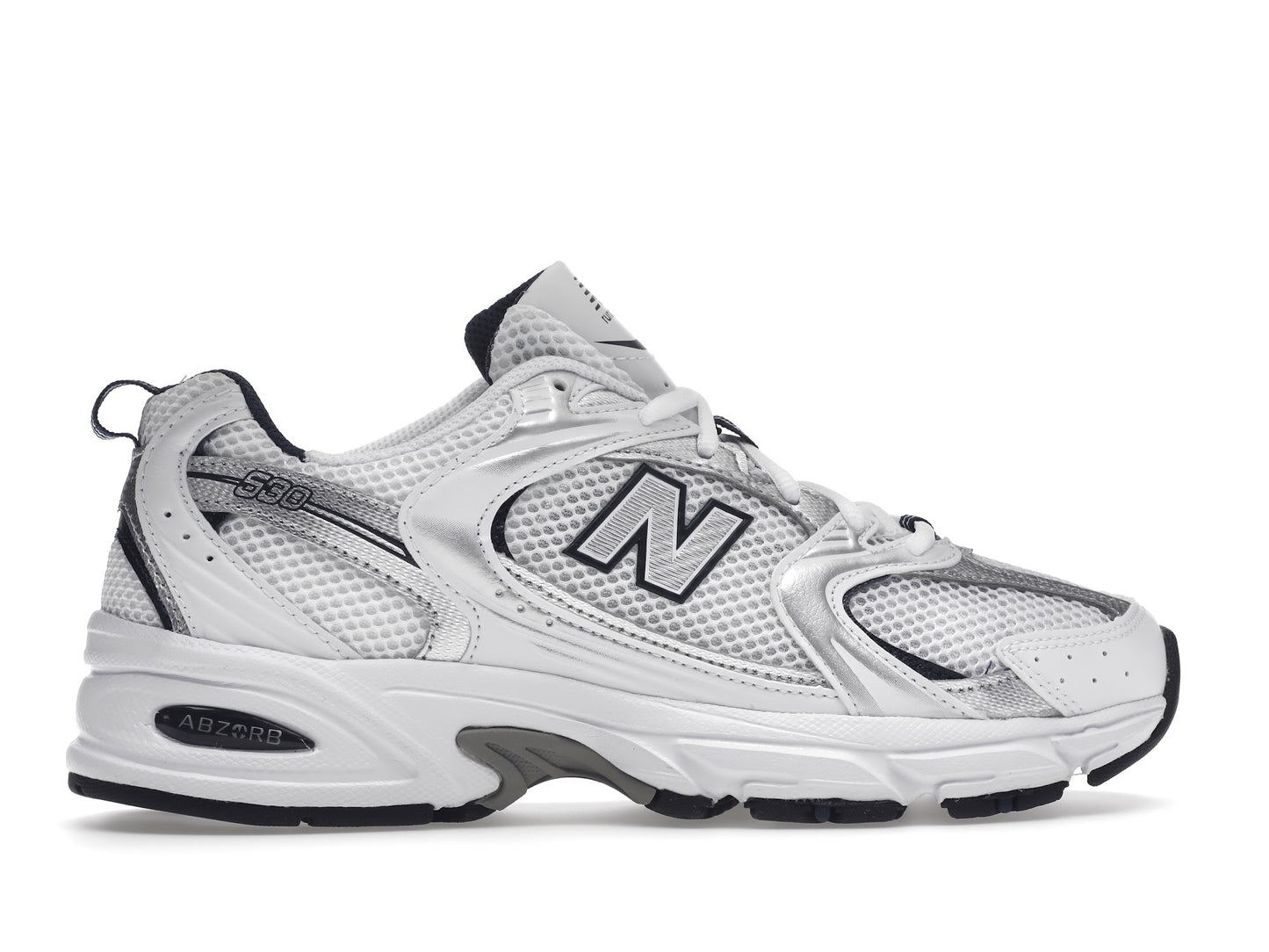 New Balance 530 Blanc Argent Marine