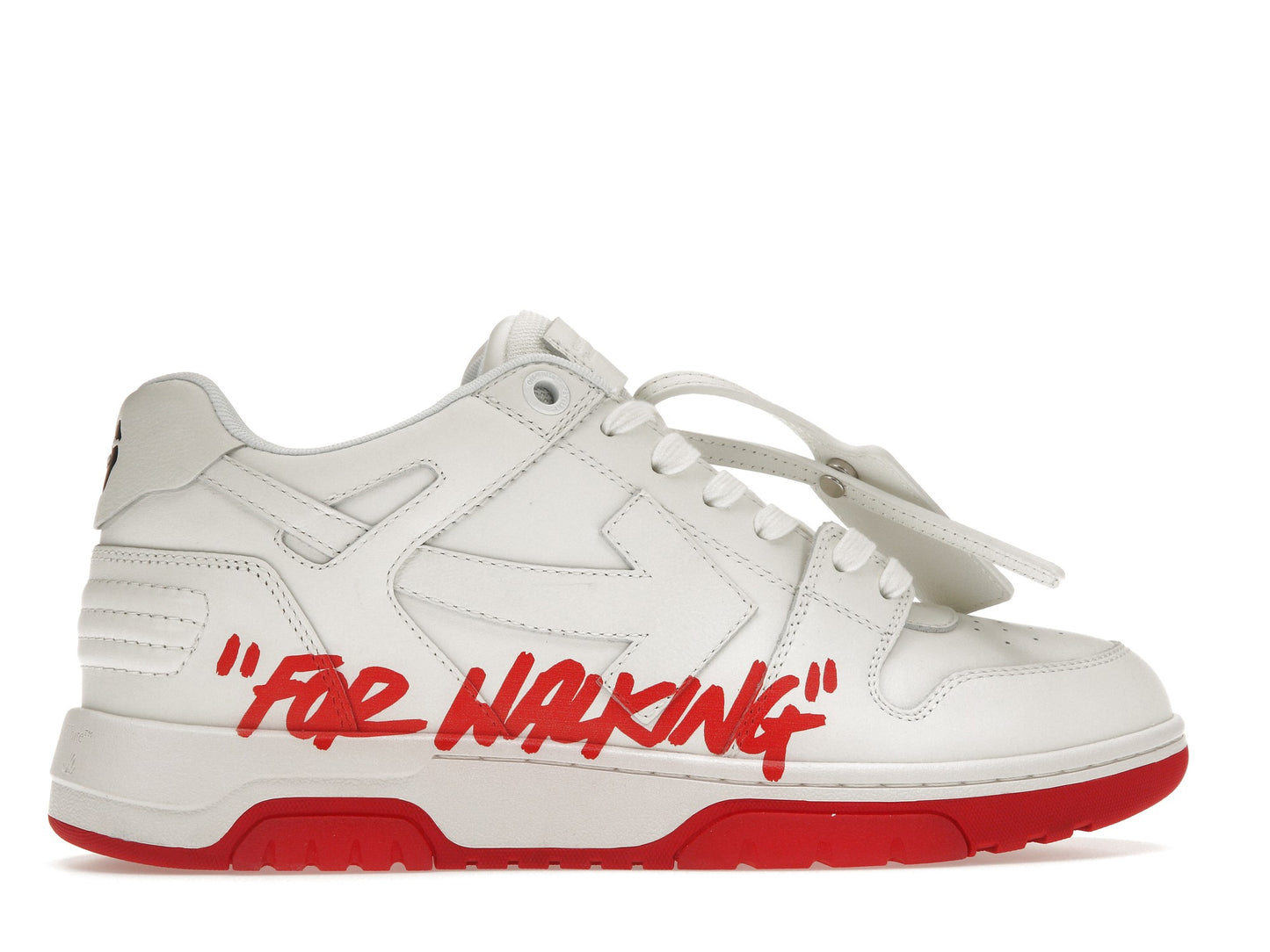 OFF-WHITE Out Of Office OOO Basses Blanc Rouge 