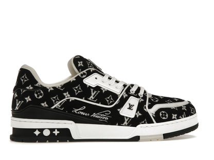 Louis Vuitton Trainer Black Monogram Textile