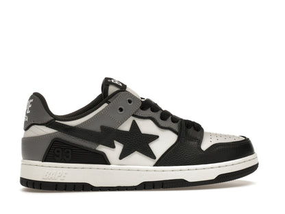 A Bathing Ape Sk8 Sta #5 Black White Grey