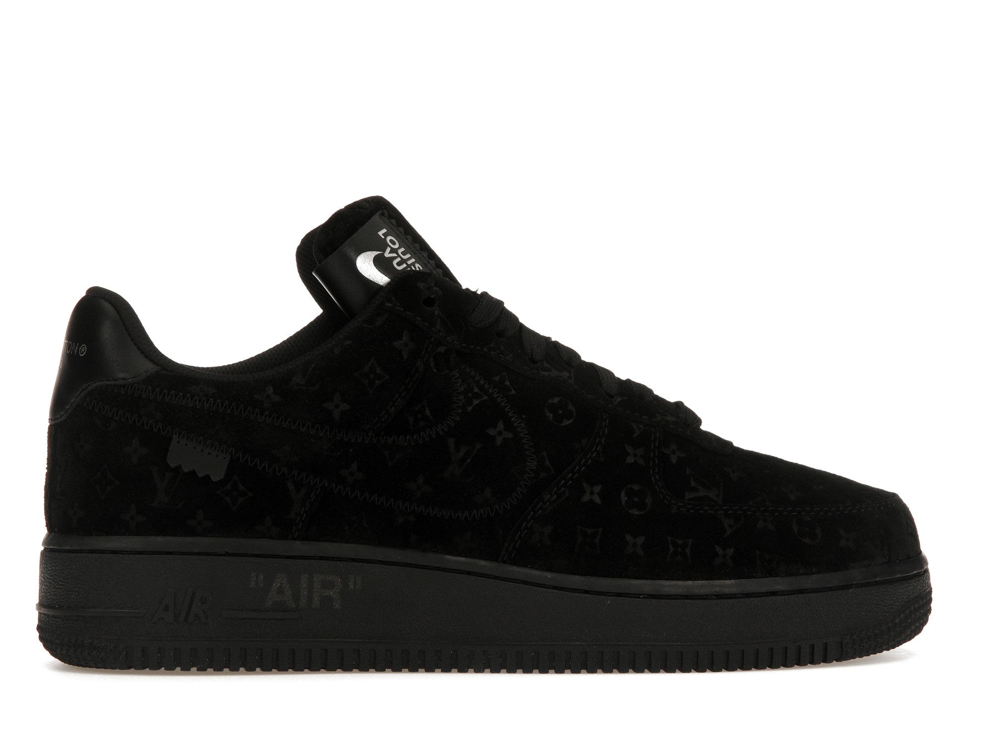 Louis Vuitton Nike Air Force 1 Low Par Virgil Abloh Noir Sneaker Store Co