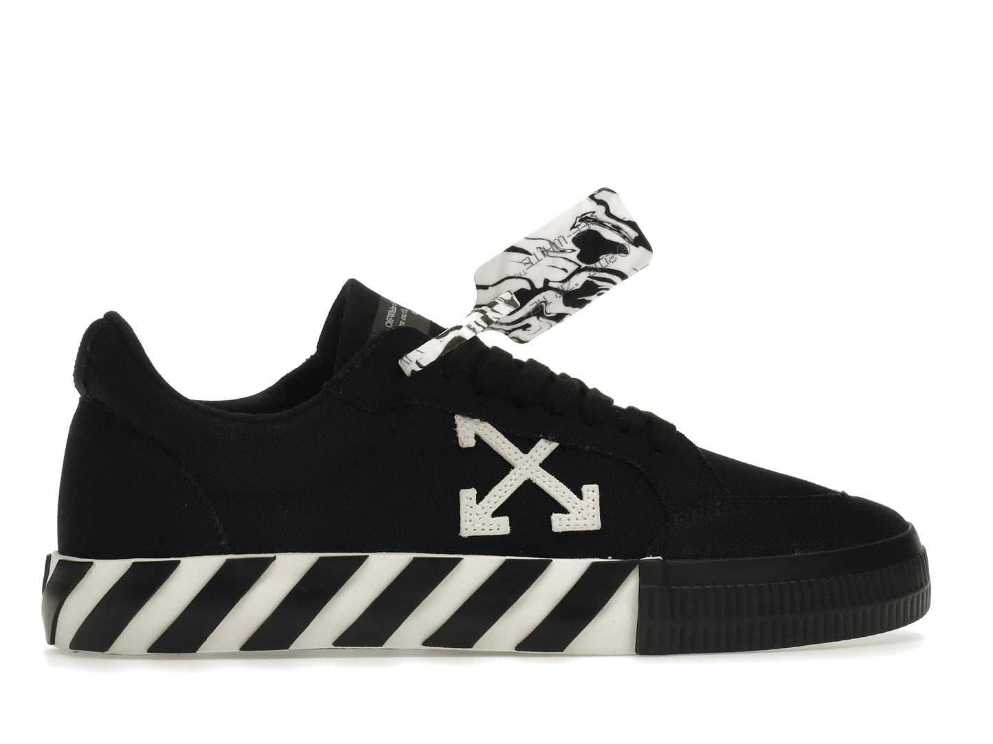 OFF-WHITE Vulc Low Noir Blanc Flèche