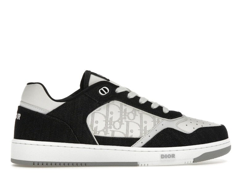 Dior B27 Low White Black Denim 