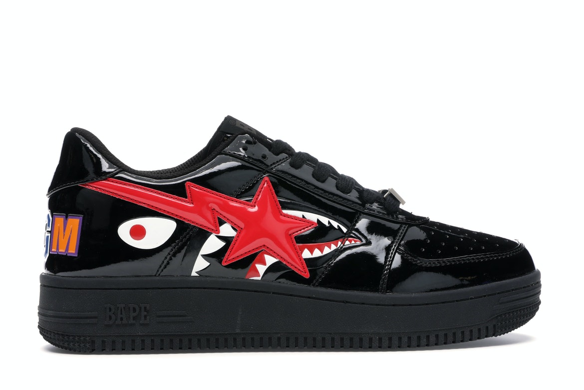 A Bathing Ape Bape Sta Low Shark Black Sneaker Store Co