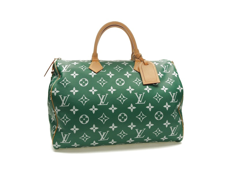 Louis Vuitton Speedy P9 Bandoulière 50 Monogram Leather Green