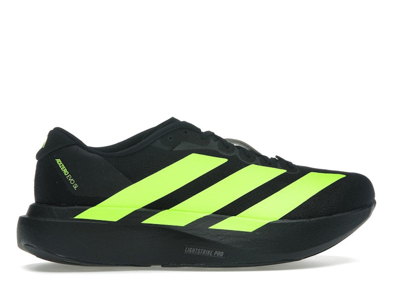 adidas Adizero Evo SL Black Lucid Lemon