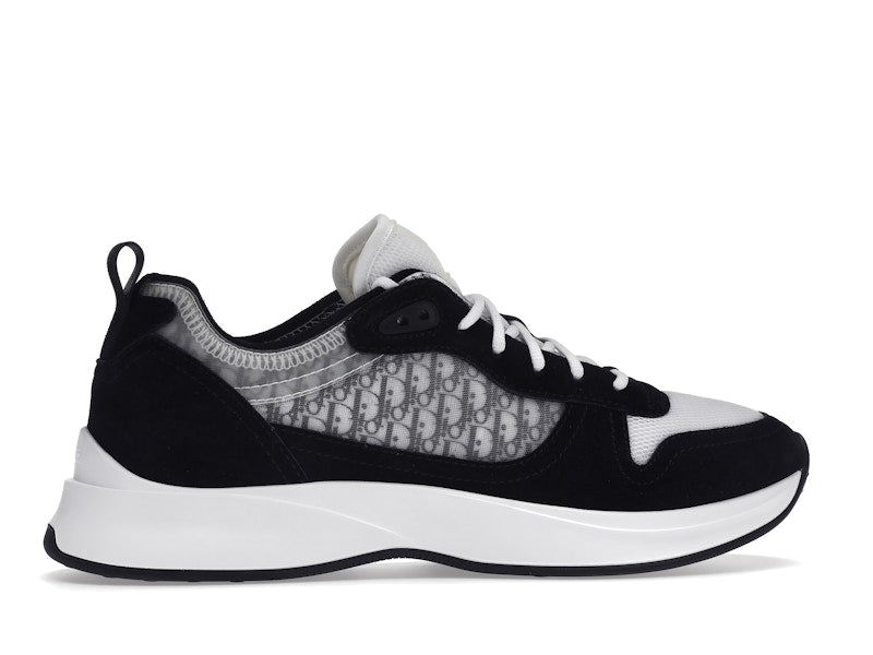 Dior B25 Oblique Runner Sneaker Black Suede 