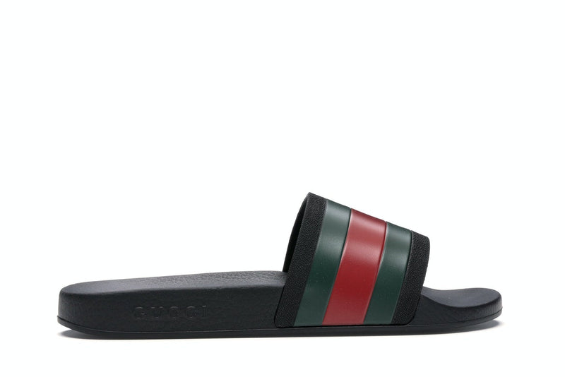 Gucci Rubber Slides Red Green
