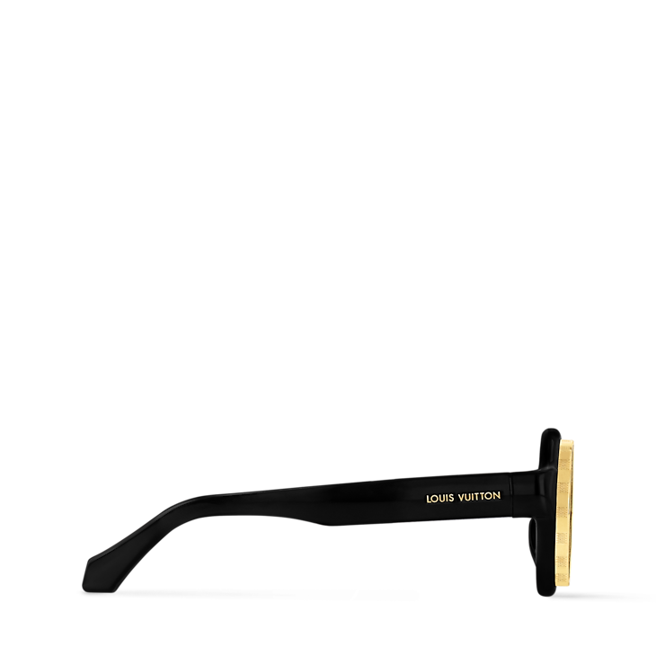 Louis Vuitton LV Super Vision Round Sunglasses Black (Z2598U)