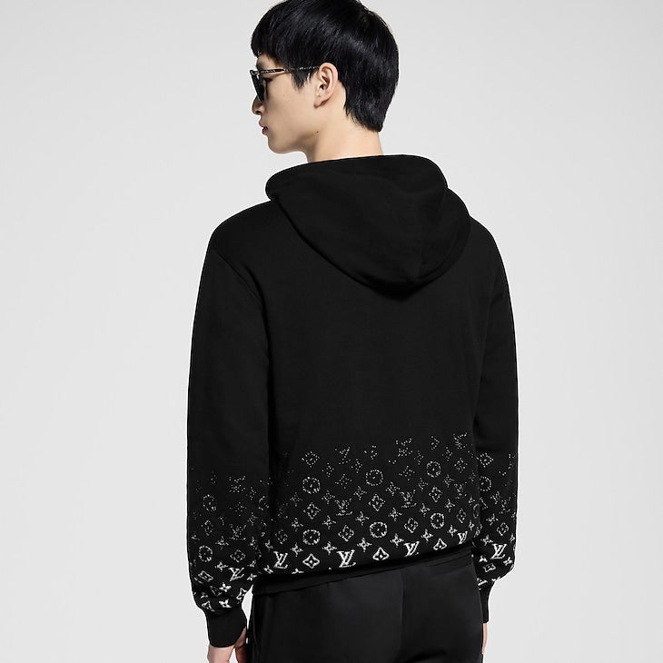 Louis Vuitton Gradient Cotton Hoodie Black/White