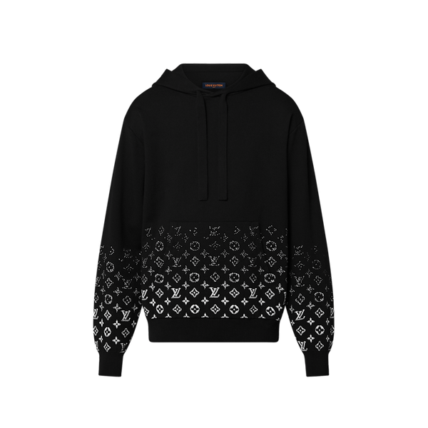 Louis Vuitton Gradient Cotton Hoodie Black/White