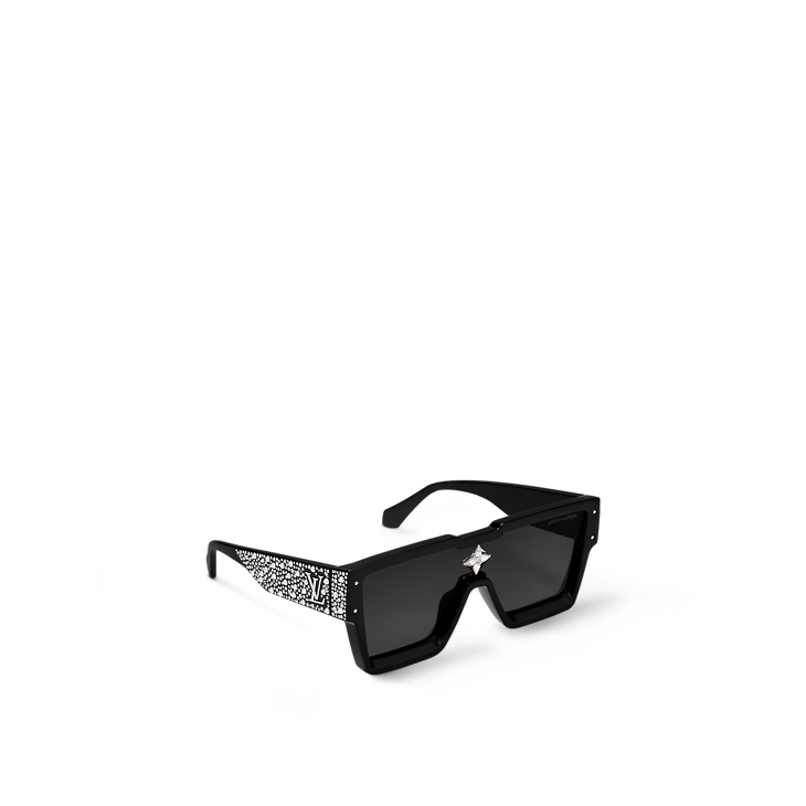 Cyclone sunglasses with pearls and rhinestones