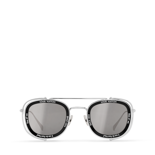 Louis Vuitton LV Supervision Metal Sunglasses Silver