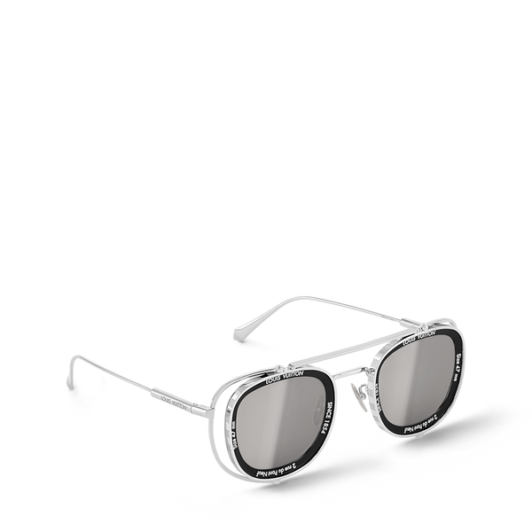 Louis Vuitton LV Supervision Metal Sunglasses Silver