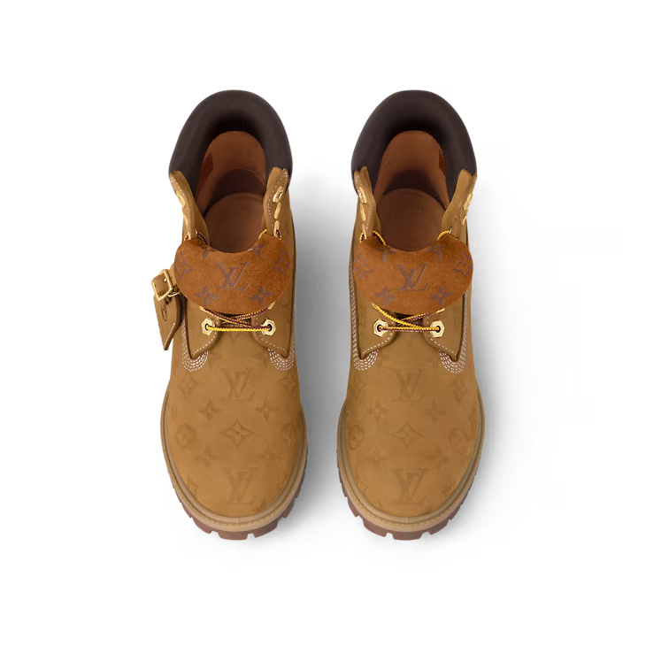 Louis Vuitton Timberland 6" Ankle Boot Wheat Monogram