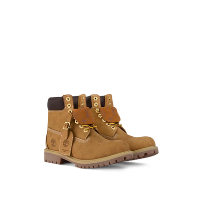 Louis Vuitton Timberland 6" Ankle Boot Wheat Monogram