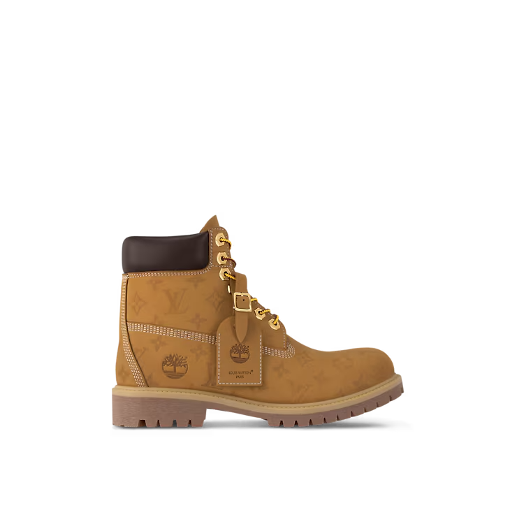 Louis Vuitton Timberland 6" Ankle Boot Wheat Monogram