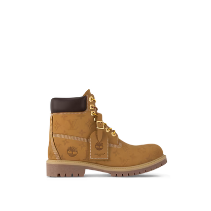 Louis Vuitton Timberland 6" Ankle Boot Wheat Monogram