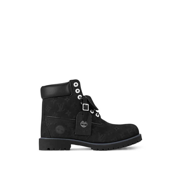 Louis Vuitton Timberland 6" Ankle Boot Black Monogram