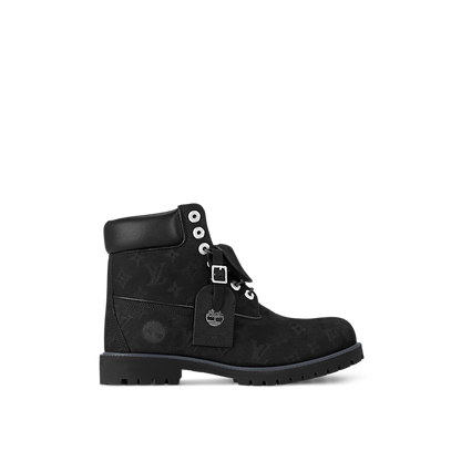 Louis Vuitton Timberland 6" Ankle Boot Black Monogram