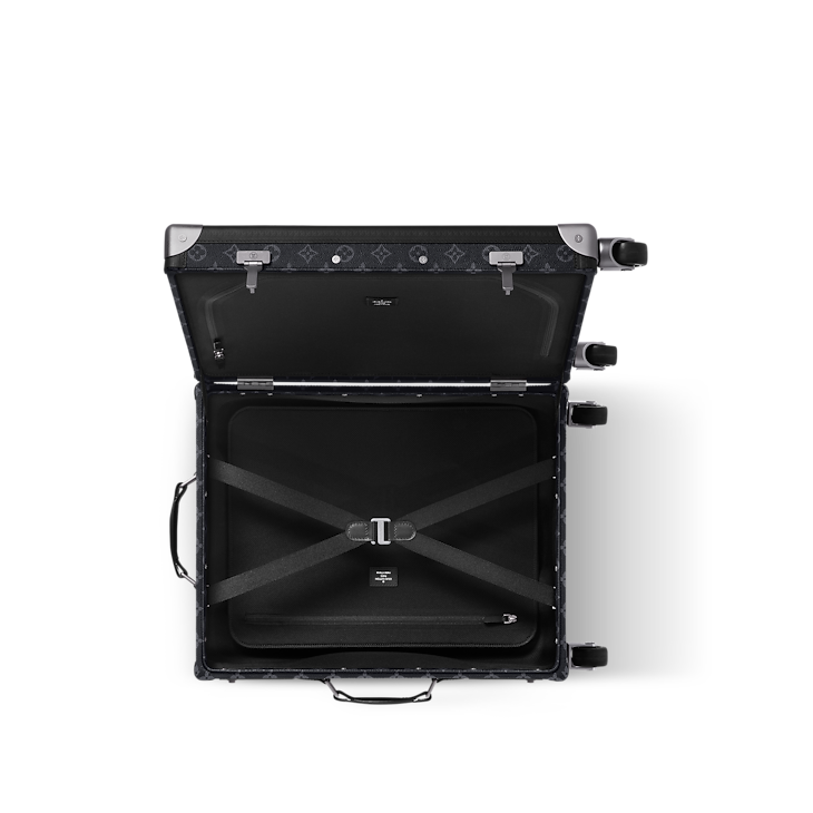 Louis Vuitton Suitcases Rolling Trunk Lana Monogram Eclipse