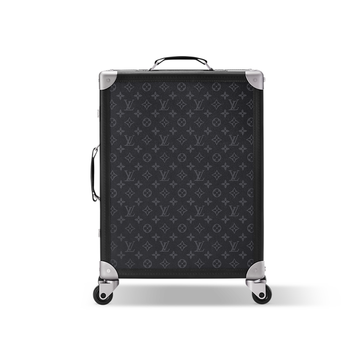 Louis Vuitton Suitcases Rolling Trunk Lana Monogram Eclipse