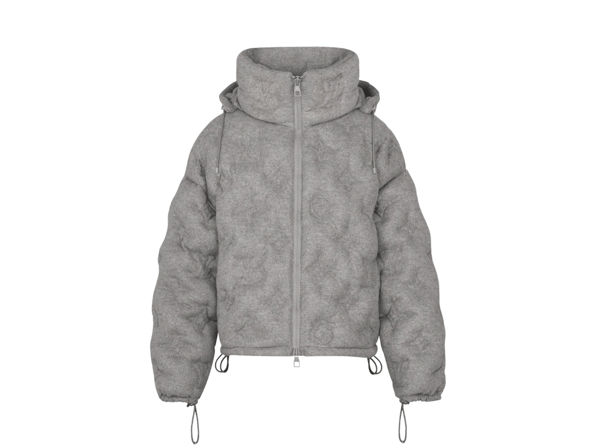 Louis Vuitton Grey Monogram Boyhood Puffer Jacket