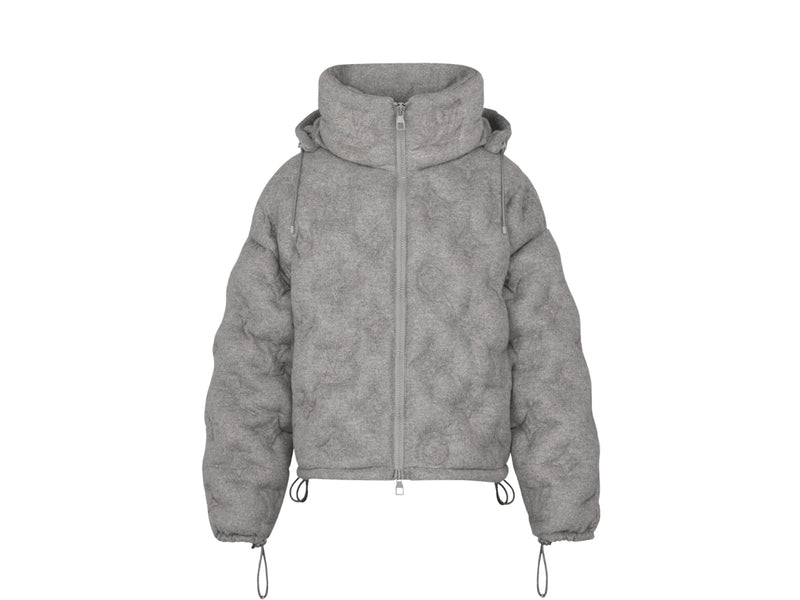 Doudoune Boyhood grise Monogram de Louis Vuitton 