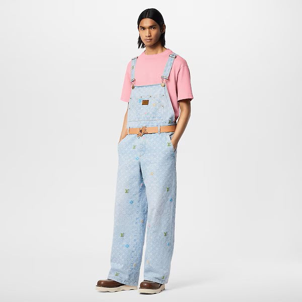 Louis Vuitton by Tyler, the Creator Monogram Denim Dungarees Washed Indigo