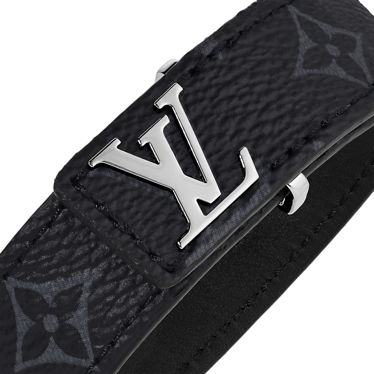 Louis Vuitton LV Slim Bracelet Monogram Eclipse Black