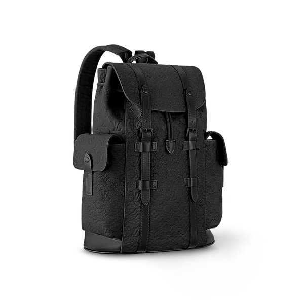 Louis Vuitton Backpack Christopher Epi MM Noir Black