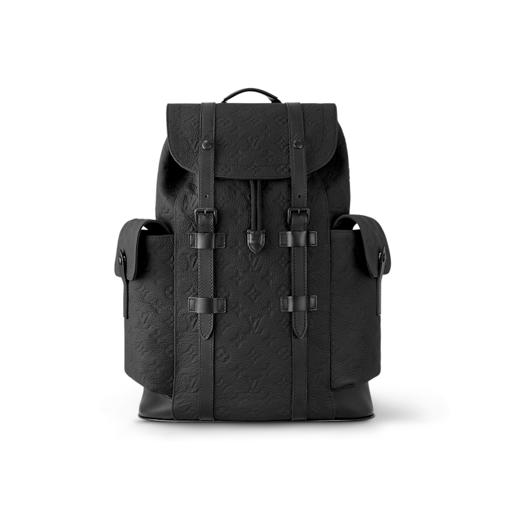 Louis Vuitton Backpack Christopher Epi MM Noir Black