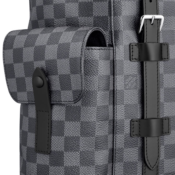 Louis Vuitton Christopher Damier Graphite PM Black
