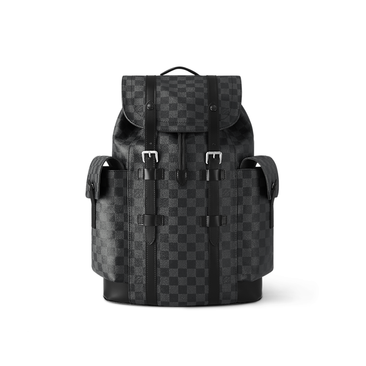 Louis Vuitton Christopher Damier Graphite PM Black