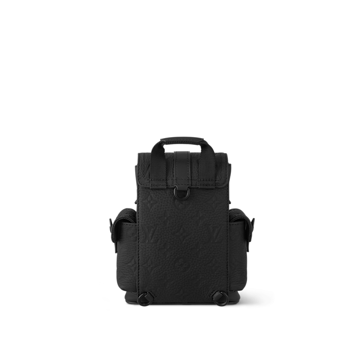 Louis Vuitton Backpack Christopher Epi MM Nano Noir Black