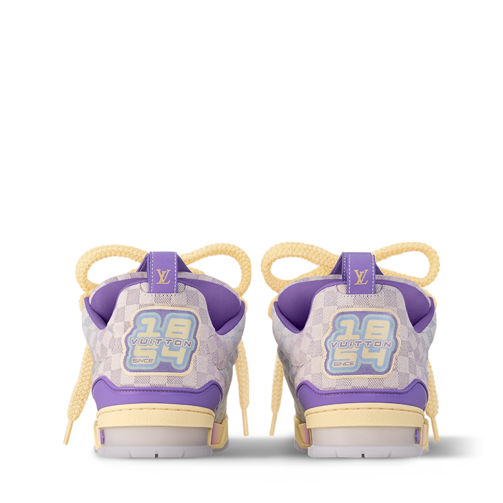 Louis Vuitton LV Skate Purple Gradient Checkerboard Denim