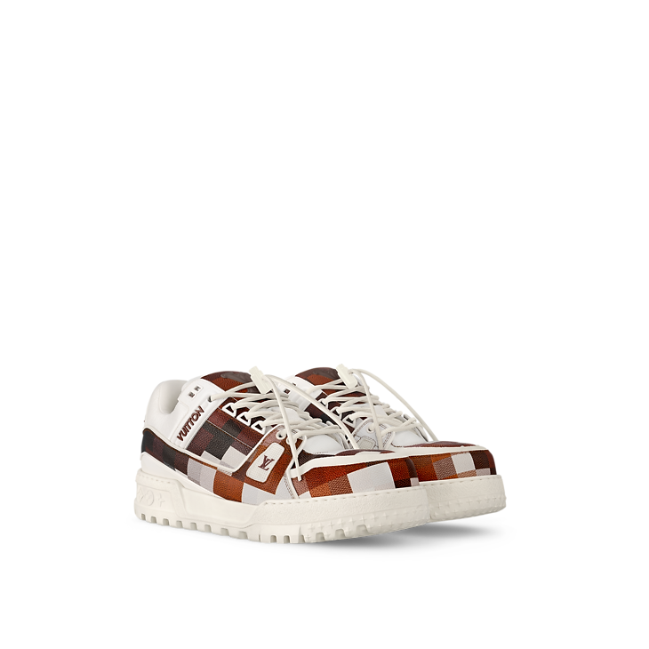 Louis Vuitton LV Trainer Maxi Marron Damoflage