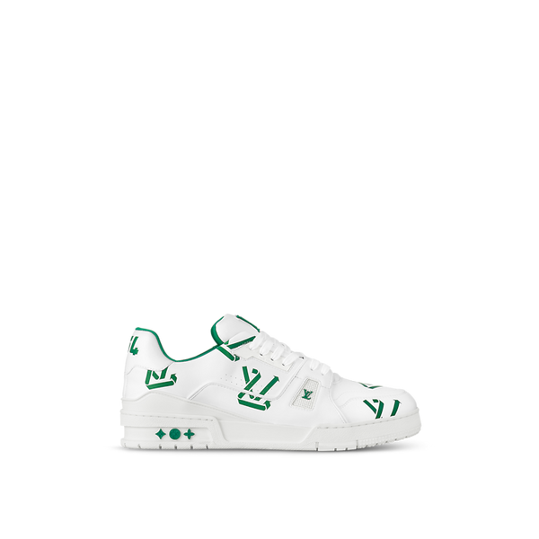Baskets Louis Vuitton LV Blanc Vert