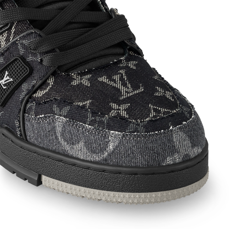 Louis Vuitton Trainer LV Sneaker Denim Black