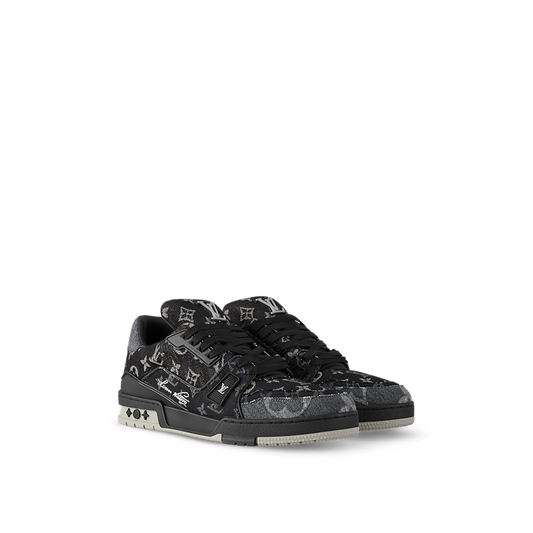 Louis Vuitton Trainer LV Sneaker Denim Black