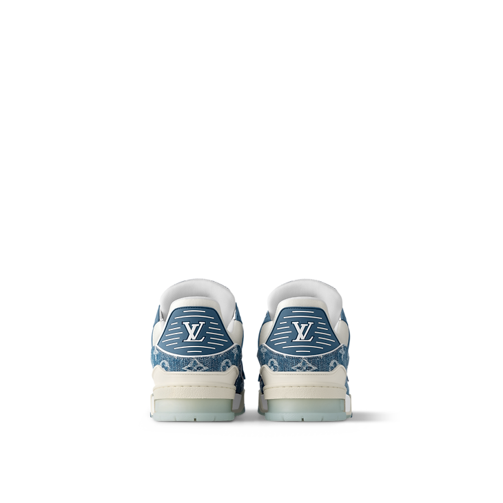 Louis Vuitton LV Trainer Sneaker Denim Blue