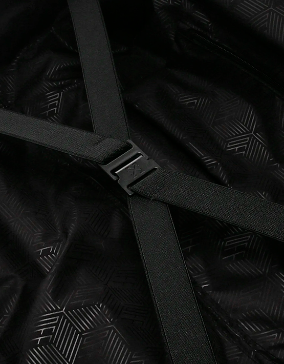 OFF-WHITE Quote Luggage "FOR TRAVEL" White/Black