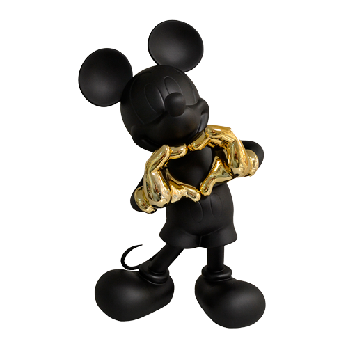 Mickey Welcome Bicolor - Gold Lacquered Black