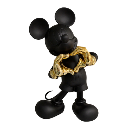 Mickey Welcome Bicolor - Gold Lacquered Black